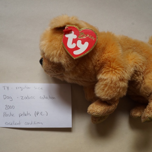 TY - beanie baby - dog, zodiac collection (2000) - Picture 1 of 4